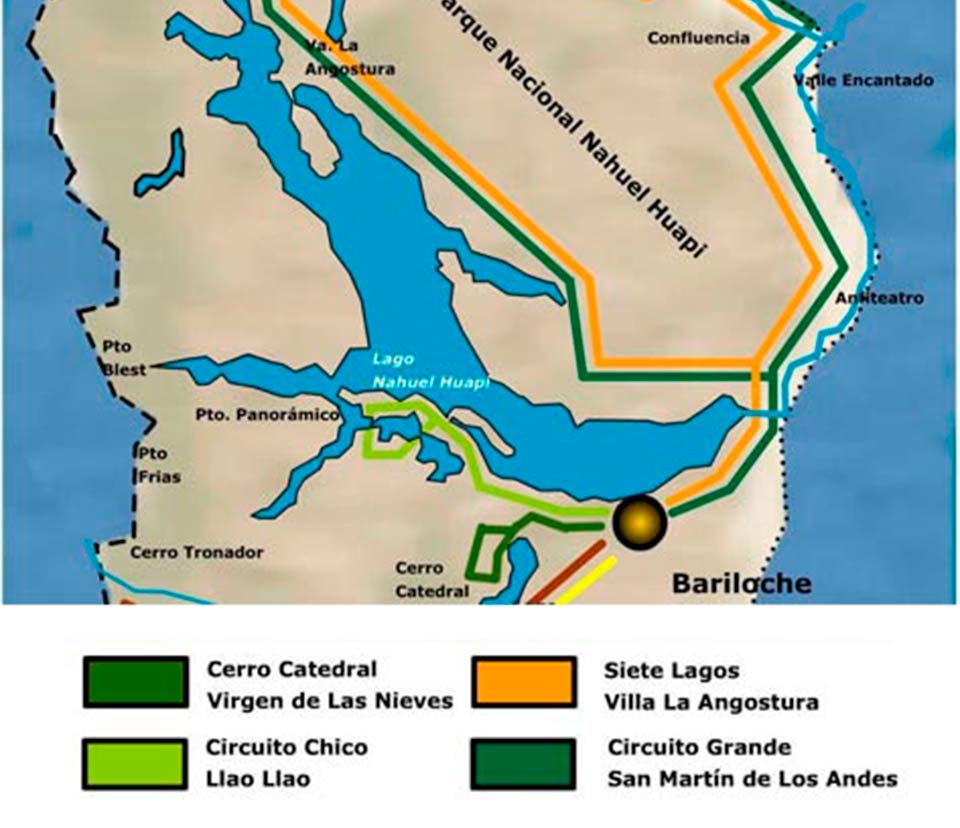 North Zone Map Tourist Circuits