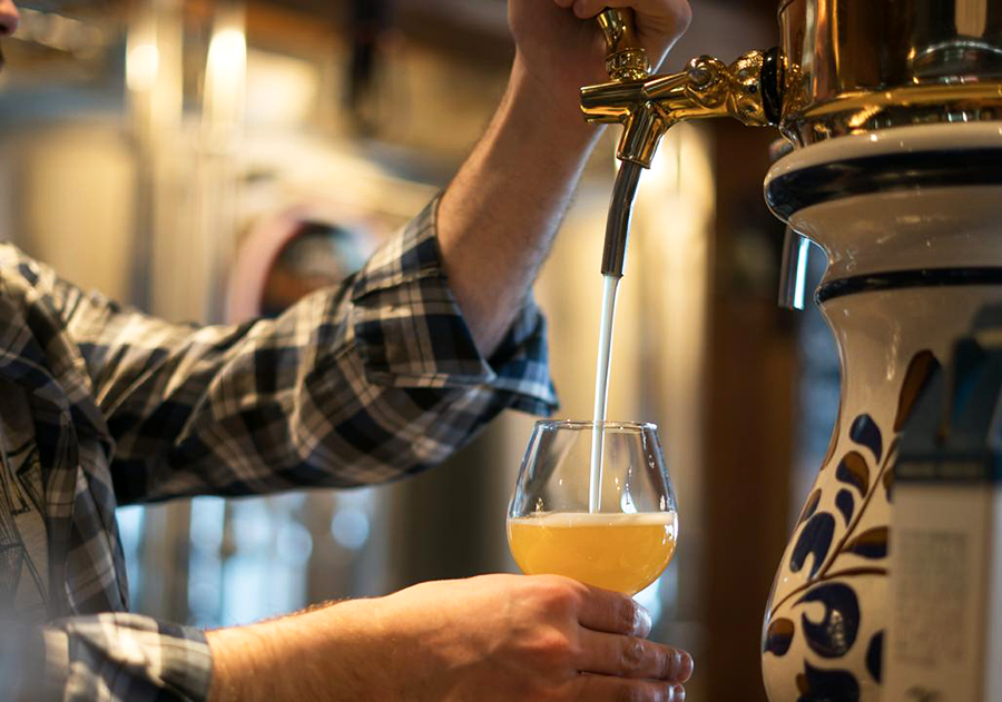 Tasting Beer in Bariloche