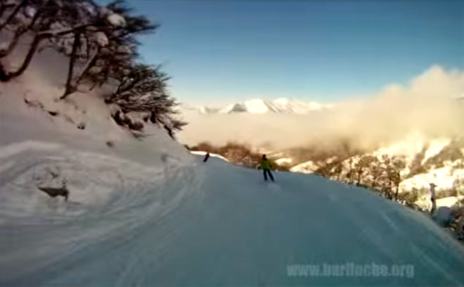 Bajada Ski cerro Catedral