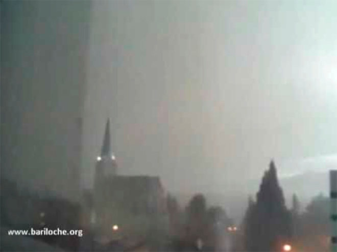 Llegada de las cenizas del volcan Puyehue a Bariloche