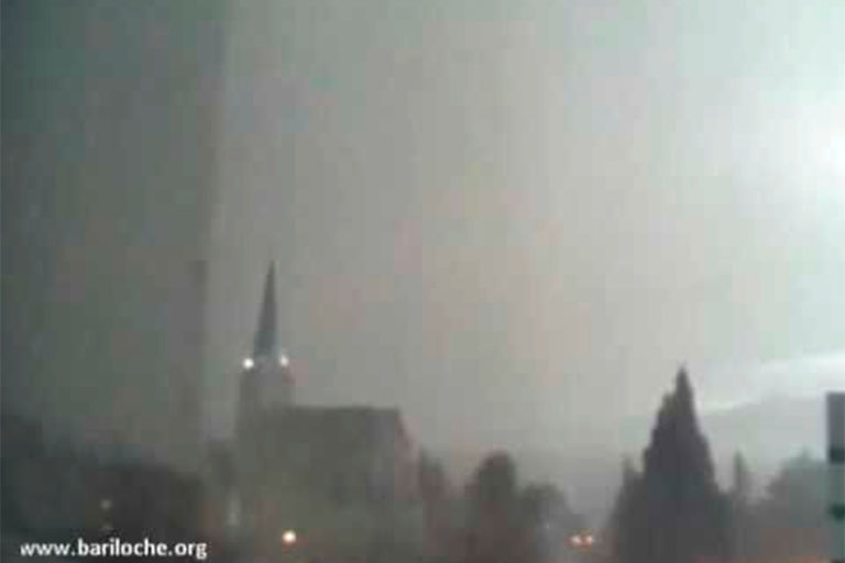 Llegada de las cenizas del volcan Puyehue a Bariloche