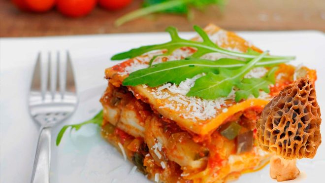 Lasagna de Morillas