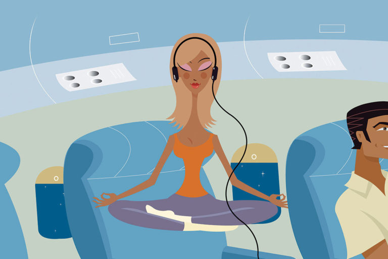 Viajes largos en Avión