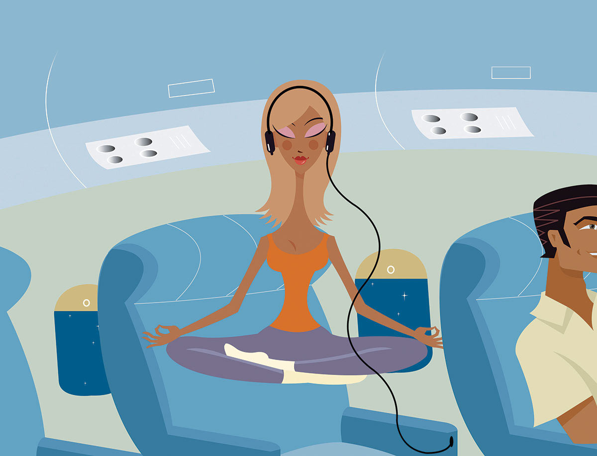 Viajes largos en Avión