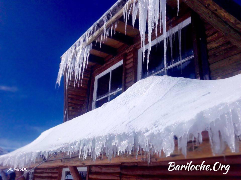 Mucho frío en Bariloche