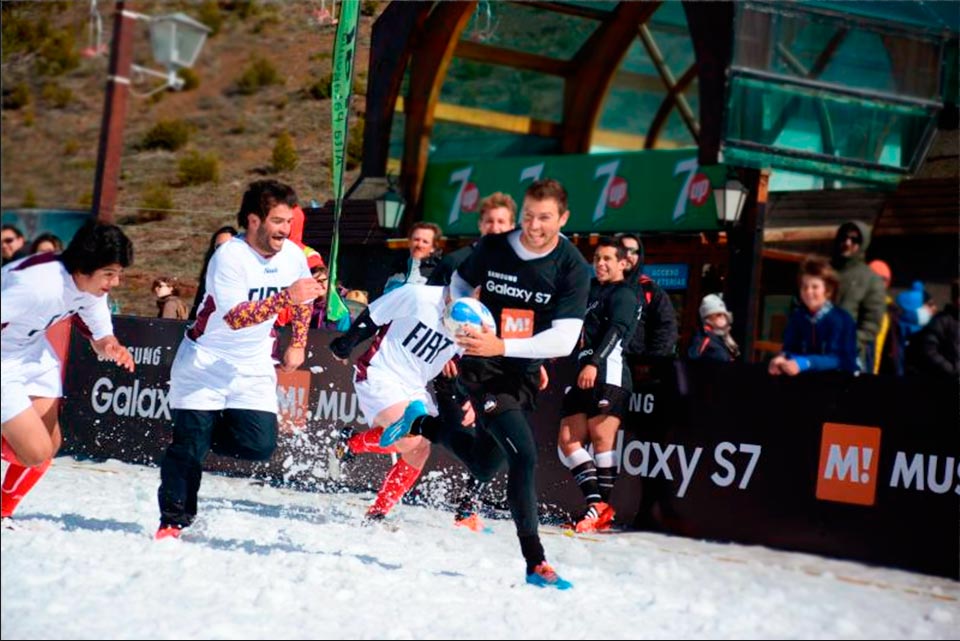 Rugby en la Nieve Rugby Bariloche