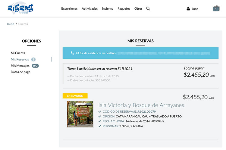 Bariloche excursiones reservas online