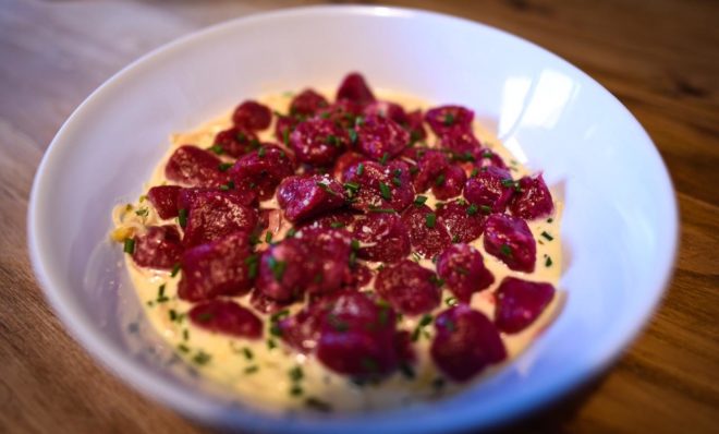 Receta Ñoquis de Remolacha