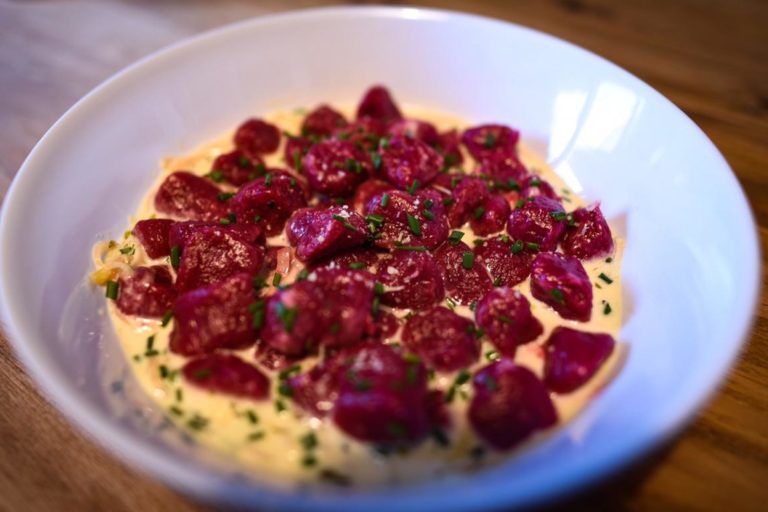 Receta Ñoquis de Remolacha