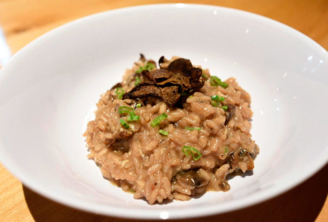 Risotto de Hongos de Pino