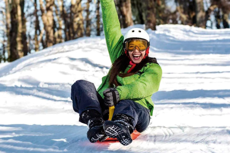 Trineo en Piedras Blancas
