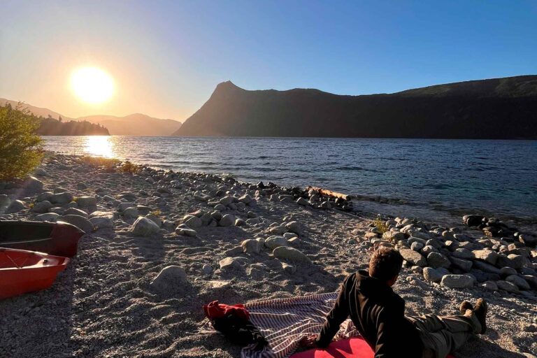 Amanecer en el Lago Nahuel Huapi